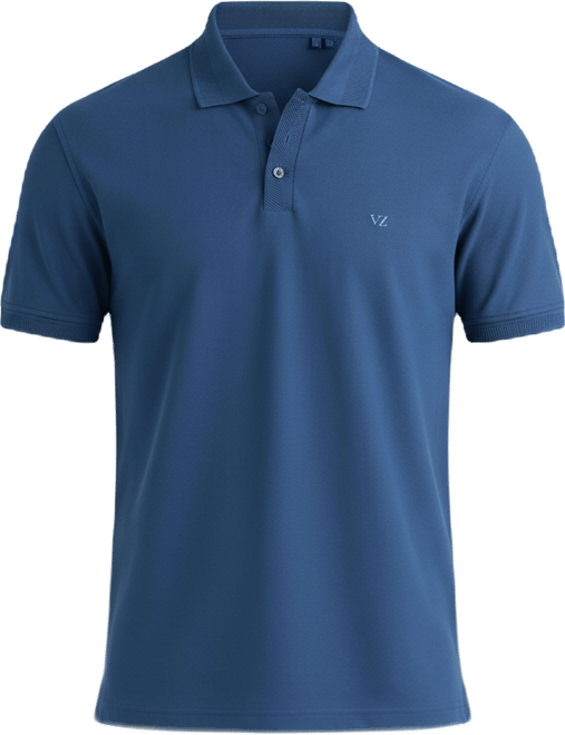 Men's semi-fit polo shirt with jacquard detail