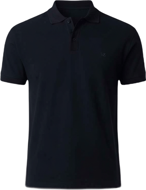 Men's semi-fit polo shirt with jacquard detail
