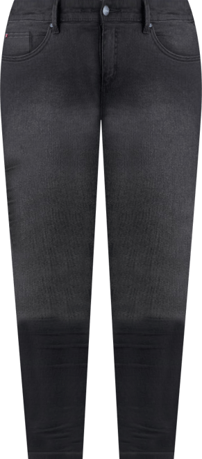 Women's Black denim Mid Rise Skinny in 29" inseam