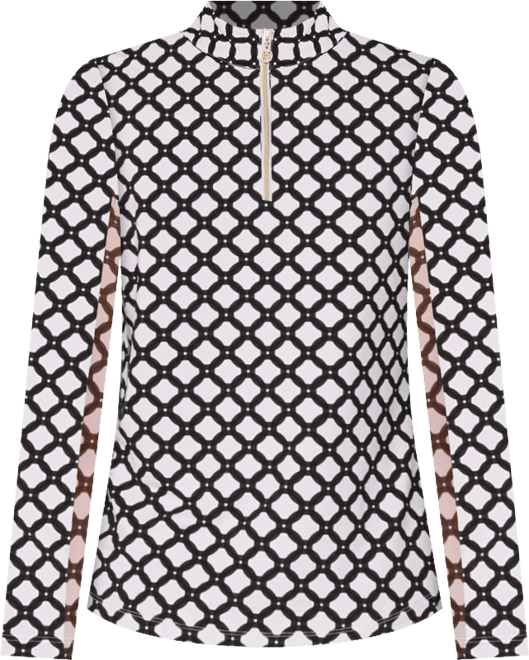 G Lifestyle Long Sleeve Mock Neck Top