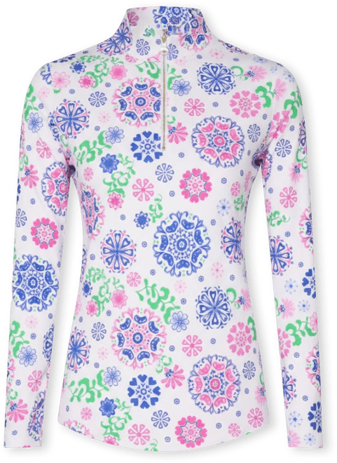 G Lifestyle Long Sleeve Mock Neck Top