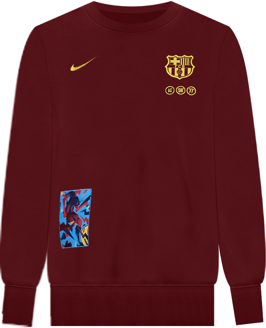 FC Barcelona Club Fourth Men's Nike Soccer Crew-Neck