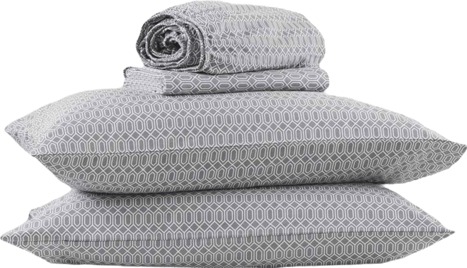 Super 144-Thread Count Cotton 4-Pc. Sheet Set, California King