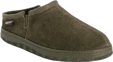 Men's Matt Printed Berber Suede Clog Slippers