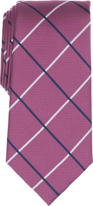 Men's Maine Grid Tie, Macy's Exclusive