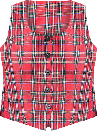 Plus Size 1960s Scoop Neck Vest