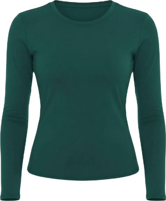 Women's Raya Mid Length Compression Nylon Long Sleeve Top