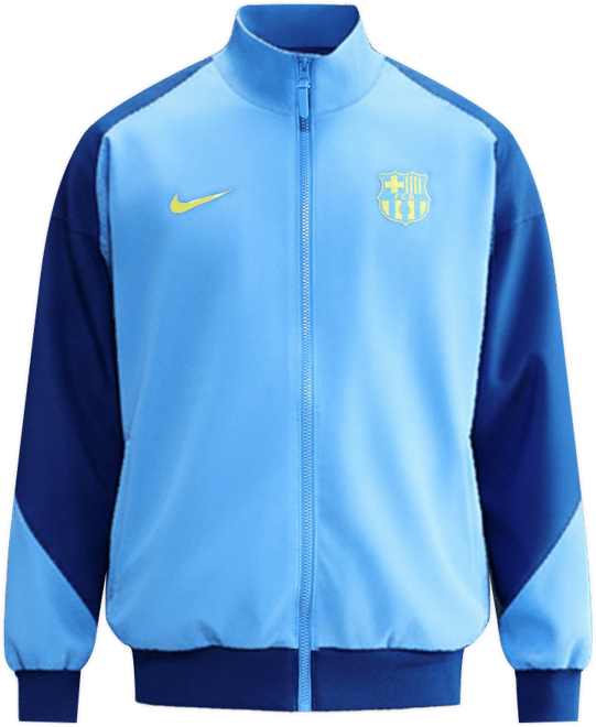 FC Barcelona Strike Fourth Chamarra Anthem de fútbol Nike Dri-FIT para hombre