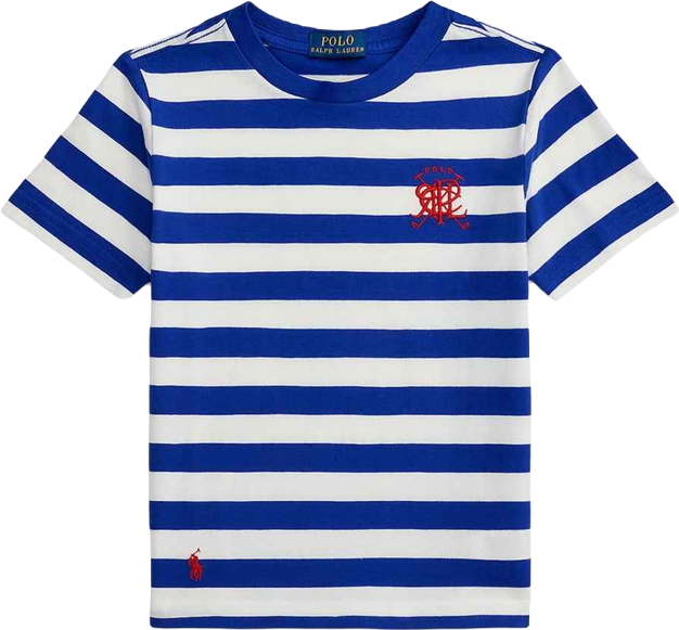 Boys 2-7 Crest Striped Cotton Tee