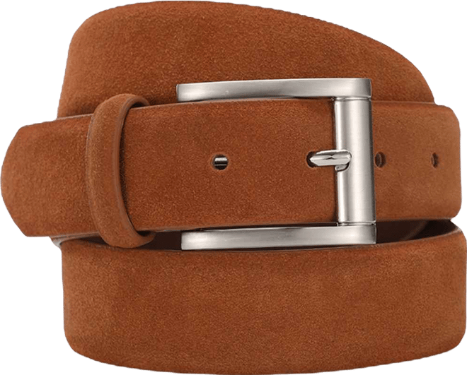 Men's Nickel Buckle Leather Belt