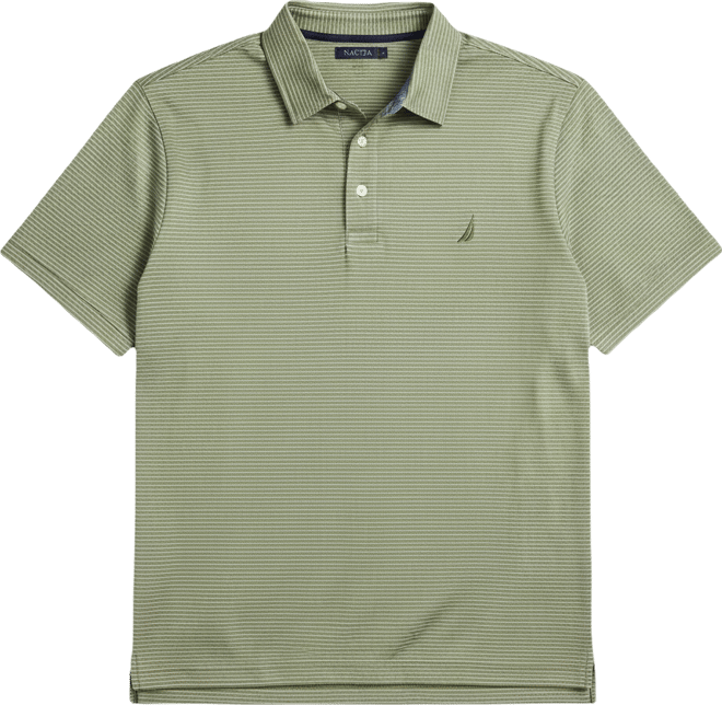 Men's Striped Golf Polo Shirt