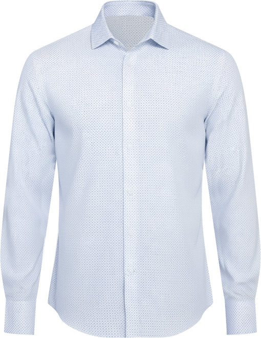 Men's Geometric-Print Dress Shirt