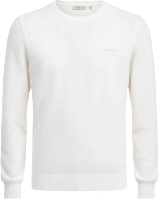 Men's Karim Piquet Stitched Crewneck Sweater