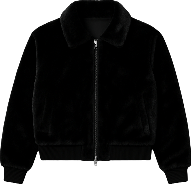 Men's Night Wolf Faux Jacket