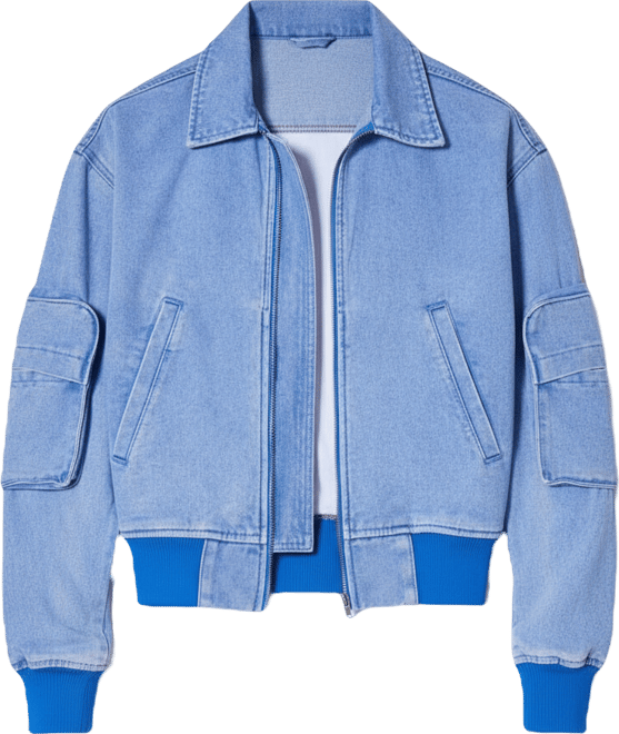 Men's Cropped Denim Jacket