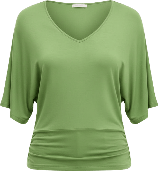 Women's V-Neck Dolman-Sleeve Top, Exclusively at Macy's