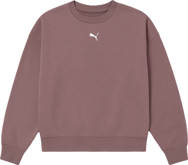 Women's Essential Oversized Crew Fleece Sweatshirt