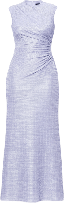 Women's Metallic Ruched Gown