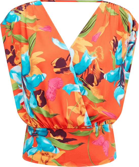 Women's Surplice V-Neck Top, Exclusively at Macy's