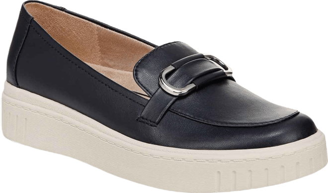 Women's Geneva-Bit Closed Round Toe Platform Loafers