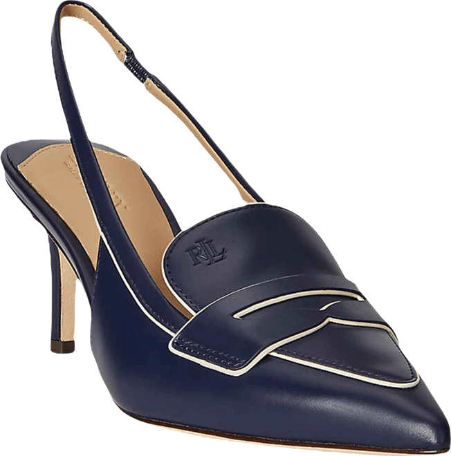 Women's Khloe Leather Slingback Loafer Pump