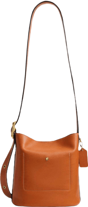 Bleecker Small Leather Bucket Bag