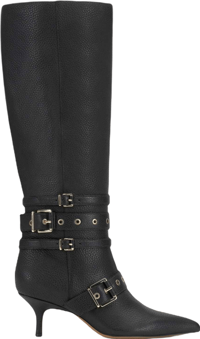 Women's Tyleen Wide-Calf Knee-High Moto Dress Boots