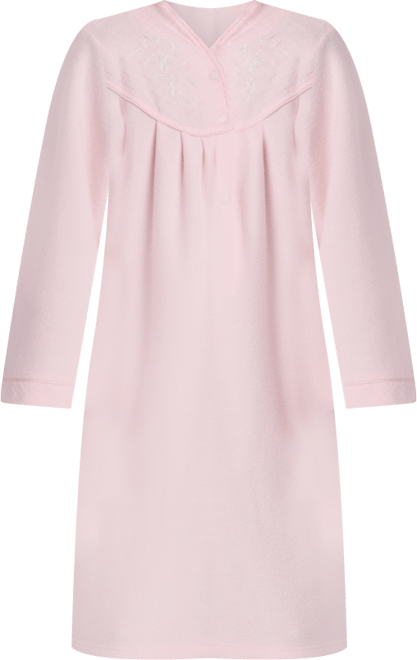 Women's Long-Sleeve Solid Robe