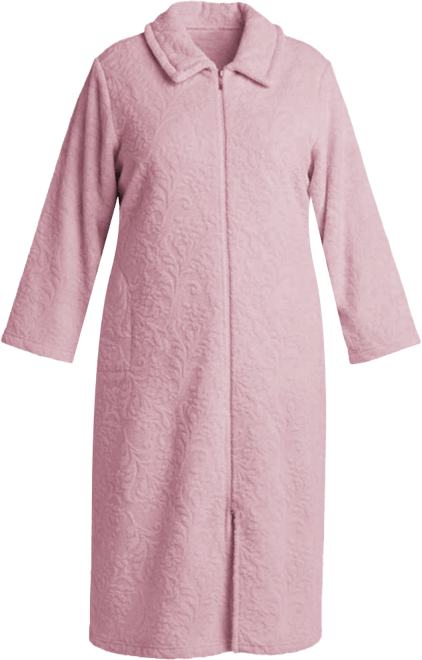 Women's Long-Sleeve Solid Robe