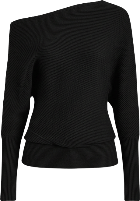 Women's Asymmetric Drape Knitted Top