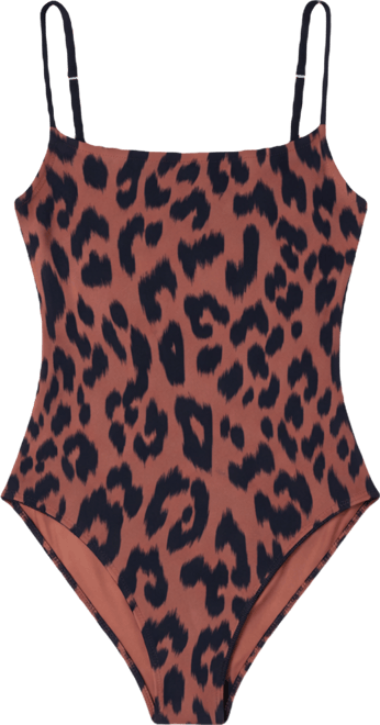 Women's Square Neck One-Piece Swimsuit