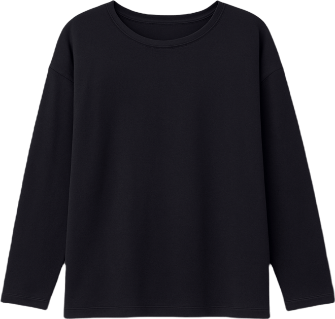 Women's Long-Sleeve Round-Neck Top