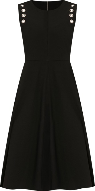 Petite Crewneck Sleeveless Dress