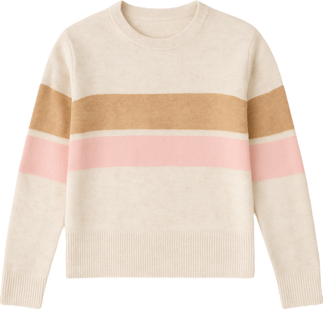 Women's 2 Stripe Long-Sleeve Sweater