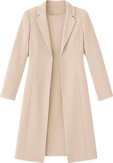 Women's Topper Jacket & Round-Neck Sheath Dress, Regular & Petites