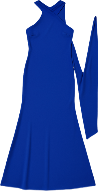 Women's Asymmetrical Neck Sleeveless Dress