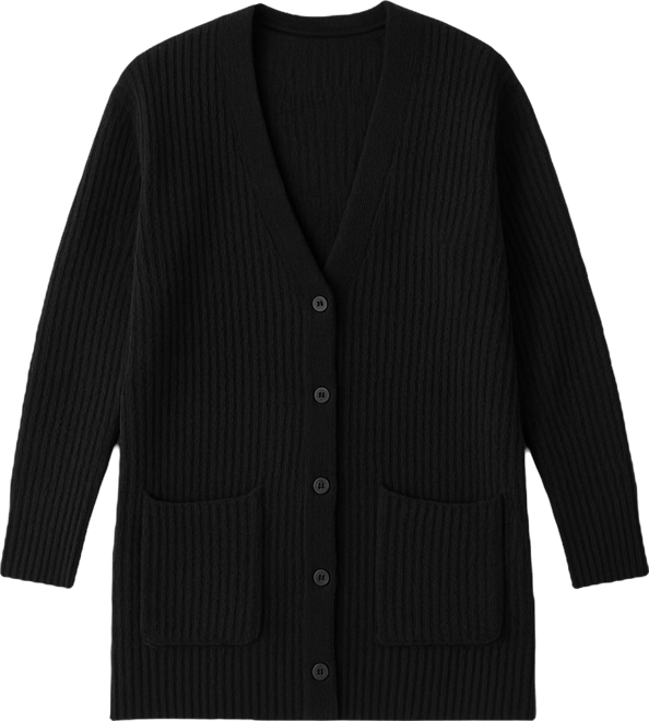 Women's Boyfriend V-Neck Cardigan Sweater