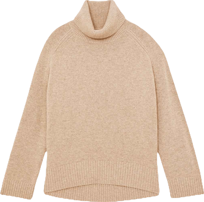 Women's Wool-Cashmere Roll-Neck Sweater