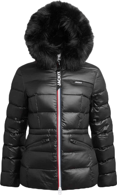 Women's R4D Faux Fur Tricolore Racer Jacket