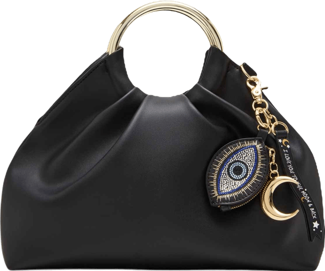 Solid Ground Ring Handle Bag