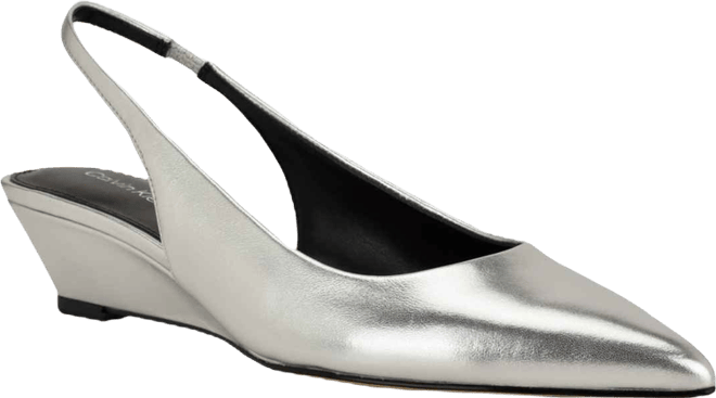 Women's Mavalyn Tapered Low Wedge Slingback Pumps