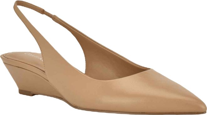 Women's Mavalyn Tapered Low Wedge Slingback Pumps