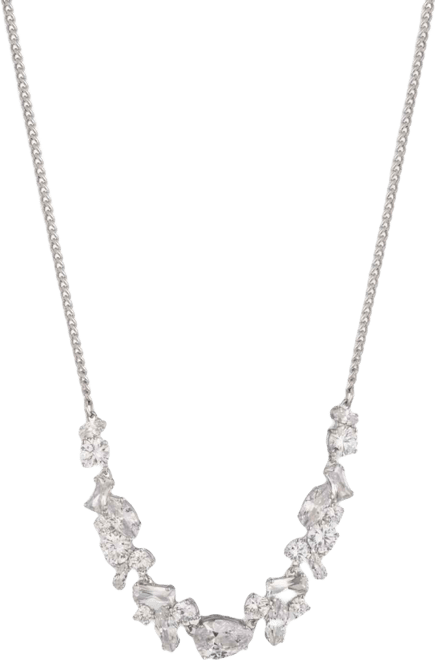 Cubic Zirconia Frontal Necklace