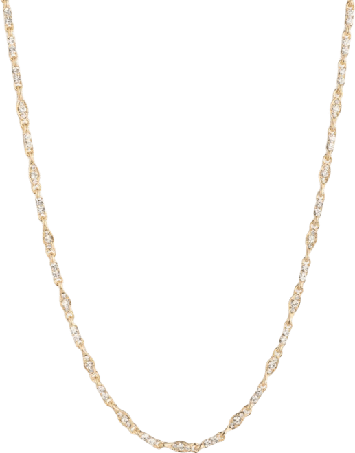 Glass Crystal Silver-Tone Collar Necklace (also in Gold-Tone and Rose Gold-Tone)
