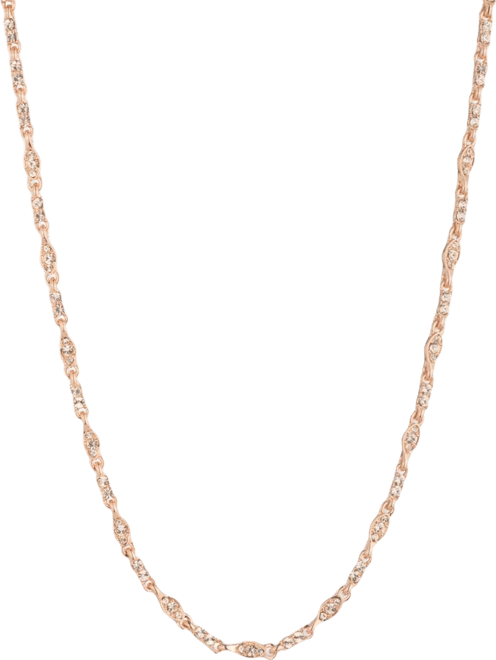 Glass Crystal Silver-Tone Collar Necklace (also in Gold-Tone and Rose Gold-Tone)