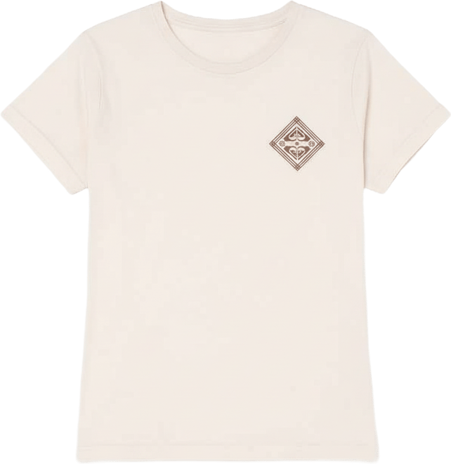 Women's Nouveau Hibiscus Boyfriend Crewneck Short-Sleeve T-Shirt