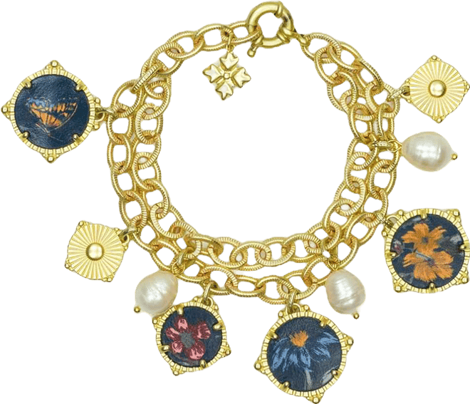 Gold Plated Double Chain Bracelet