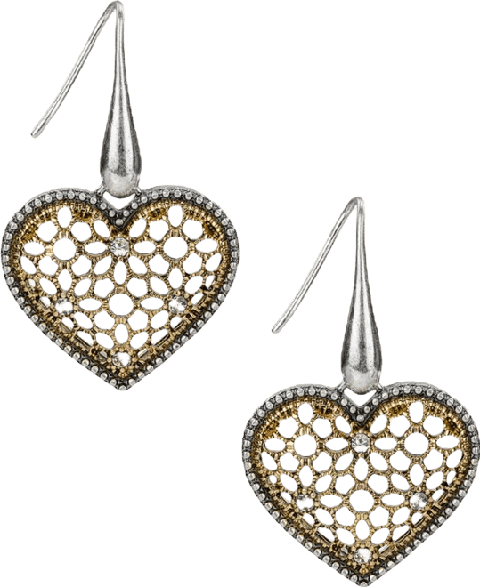 Heart Drop Earrings
