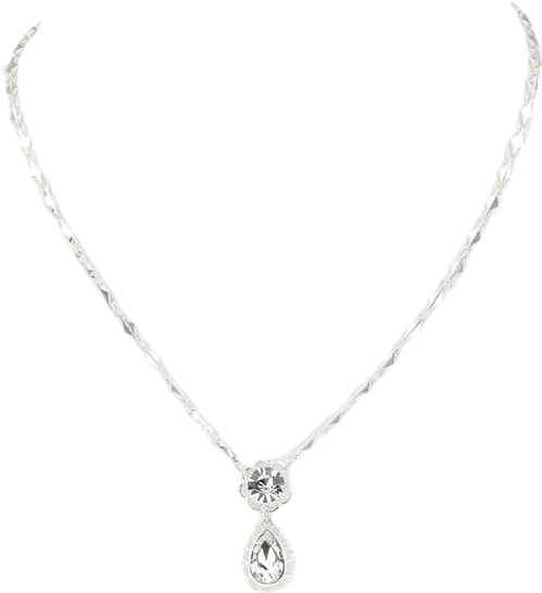 Teardrop Pendant Necklace