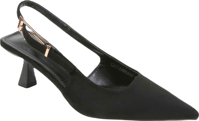 Women's Cassandra Faux Suede Kitten Heels